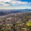 North,Hollywood,Burbank,Glendale,Pasadena,Aerial,In,Los,Angeles,Highway