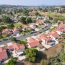 Aerial,View,Of,Southern,California,Houses,In,Inland,Town,Corona,